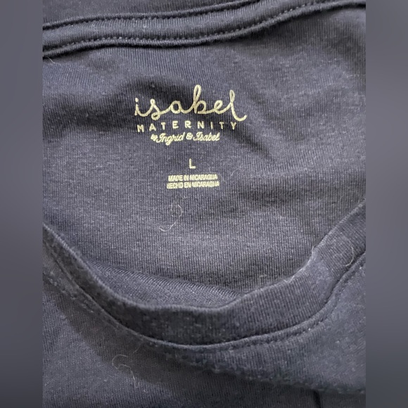 Isabel by Ingrid & Isabel, lot of 4 size large maternity t-shirts. - Picture 4 of 5